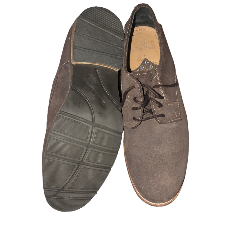 Men dress shoes by Ben Sherman 9.5 Brown loafers - Picture 5 of 6